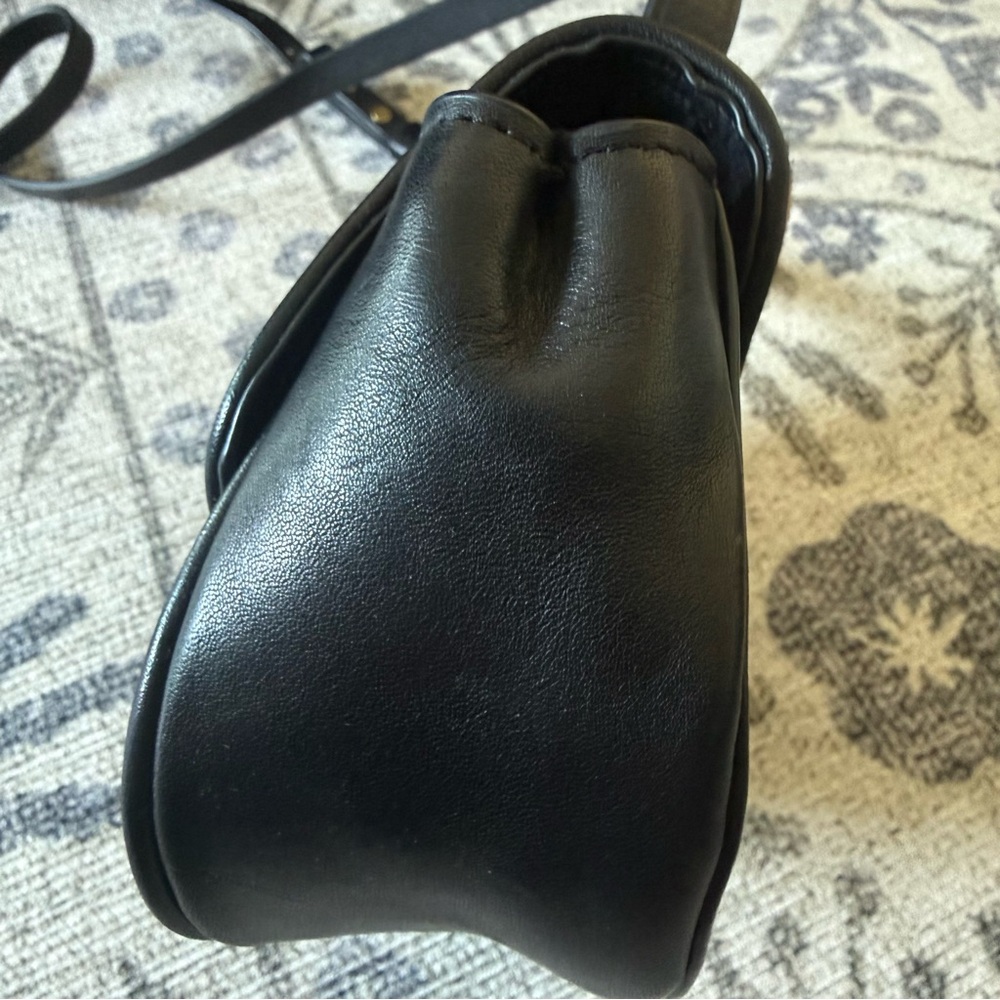 J. Crew Collection Mini Rider Italian Calf Hair Purse Leopard - Picture 6 of 8
